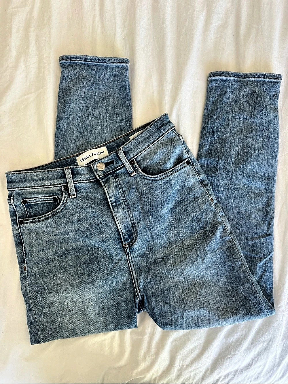 Aritzia denim forum The Lola High Rise Skinny 26L Skinny Jeans in Blue Waist 28